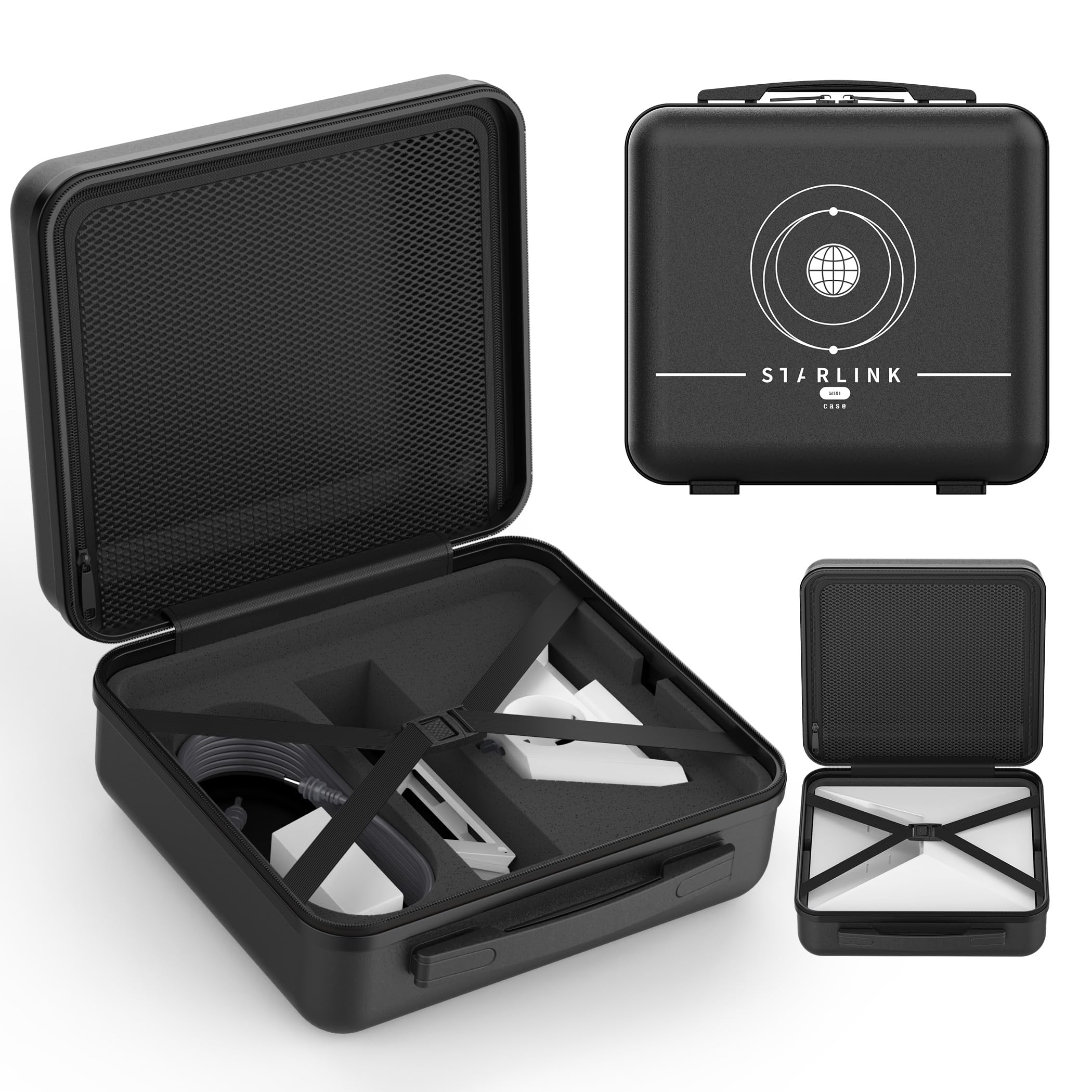 Hugener Starlink Mini Case Travel Case Portable Protective Carrying Case Organizer Bag, Easy to Carry for Outdoor Camping and RV Trips