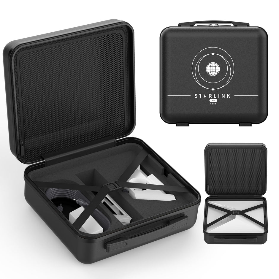 Hugener Starlink Mini Case Travel Case Portable Protective Carrying Case Organizer Bag, Easy to Carry for Outdoor Camping and RV Trips