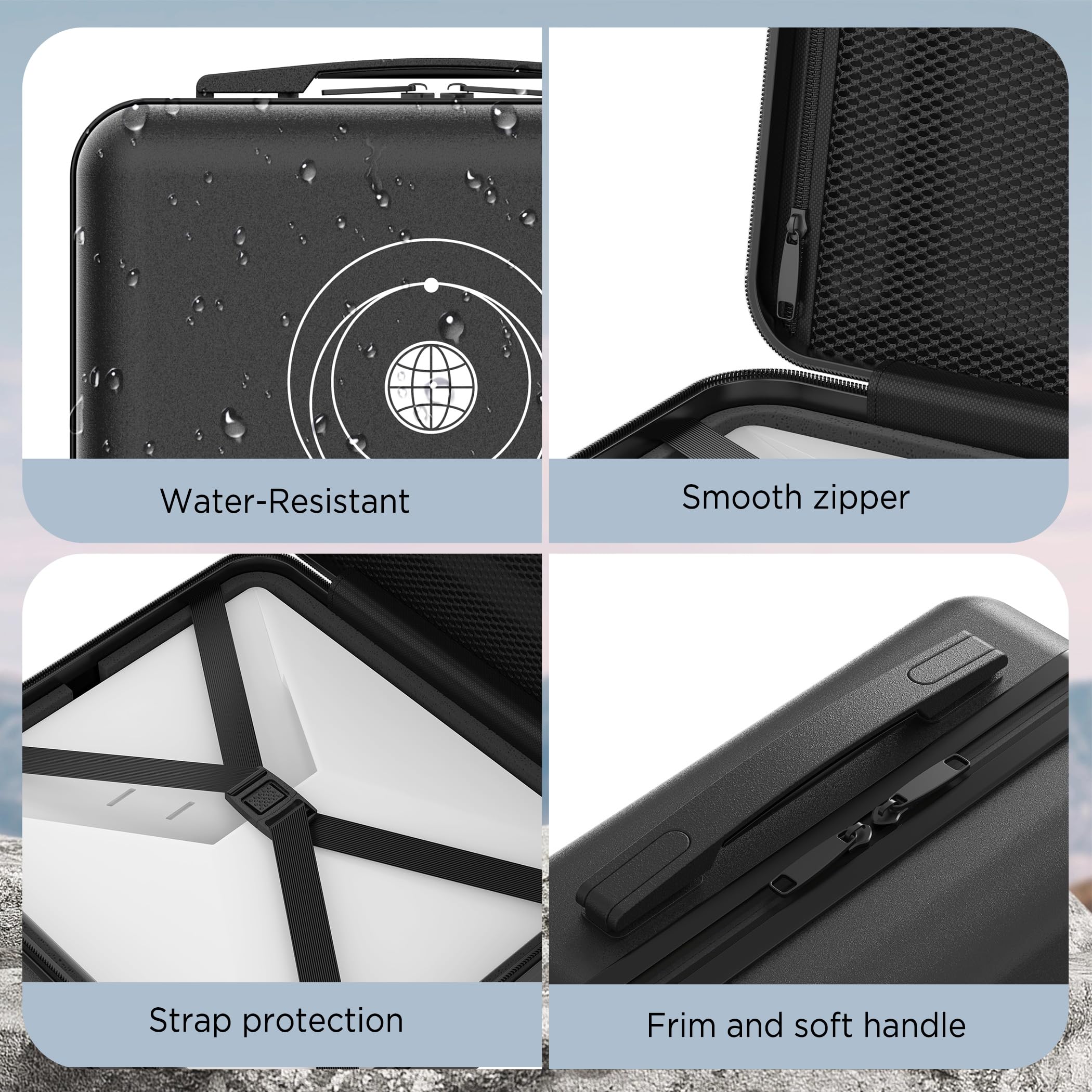 Hugener Starlink Mini Case Travel Case Portable Protective Carrying Case Organizer Bag, Easy to Carry for Outdoor Camping and RV Trips