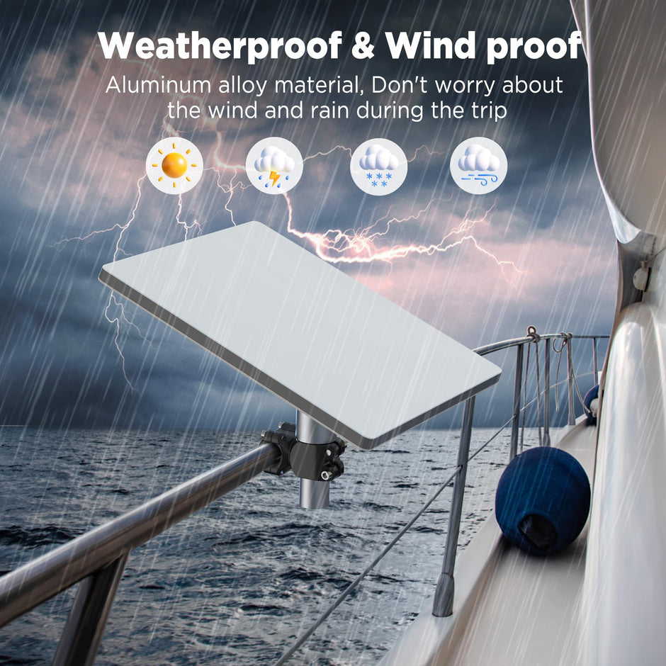 Hugener Starlink Mini Mount for RV/ Pole/ Yacht/ Camper, Starlink RV Ladder Mount Pole Range 0.8-1.18 inch , Starlink Mounting Kit