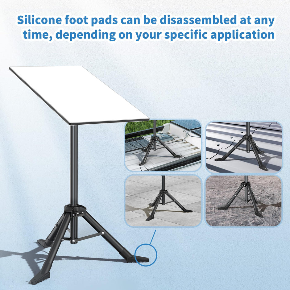 Starlink Gen 3/ Starlink Mini Tripod Stand with Pipe Adapter, Outdoor Portable Starlink Mounting Kit for Camping and RV Travel