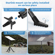 Starlink Gen 3/ Starlink Mini Tripod Stand with Pipe Adapter, Outdoor Portable Starlink Mounting Kit for Camping and RV Travel