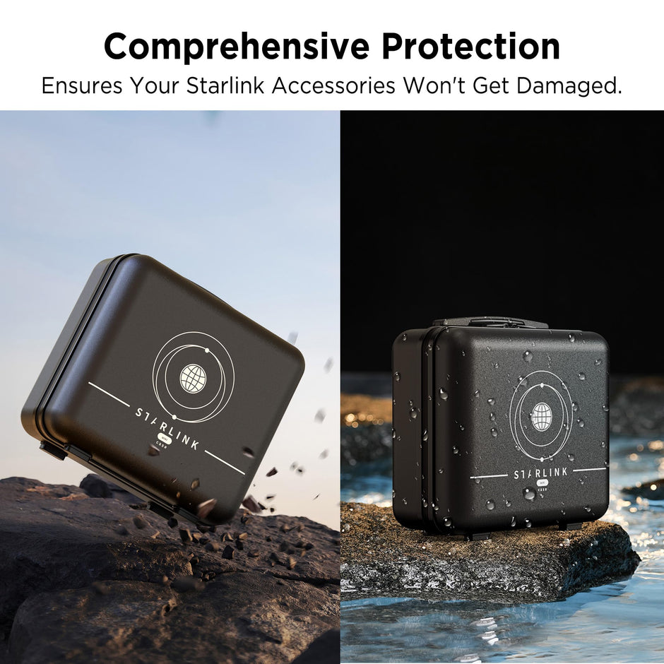 Hugener Starlink Mini Case Travel Case Portable Protective Carrying Case Organizer Bag, Easy to Carry for Outdoor Camping and RV Trips