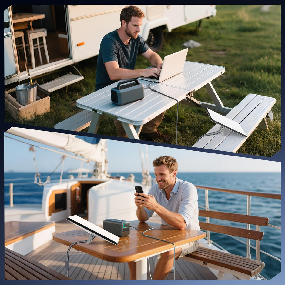 Hugener 2 in 1 Starlink Mini Cable 16.4FT/5M, DC/USB C Charging + Ethernet Cable, Replacement Starlink Mini Power Accessories