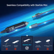 Hugener 3 Packs Cable Adapter for Starlink Mini, USB C/Car Charger/DC to DC Charging Power Converter, Plug & Play Starlink Mini Accessories (DC-DC Power Cord is Not Included)