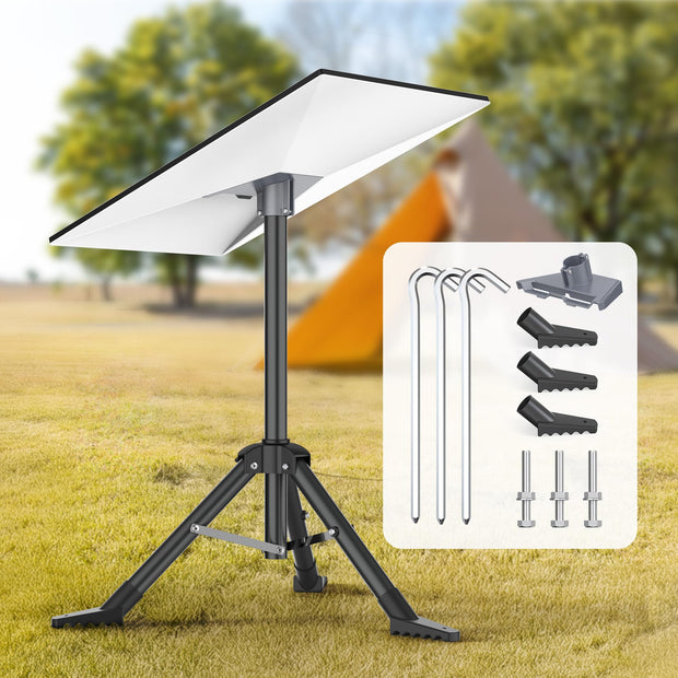 Starlink Gen 3/ Starlink Mini Tripod Stand with Pipe Adapter, Outdoor Portable Starlink Mounting Kit for Camping and RV Travel