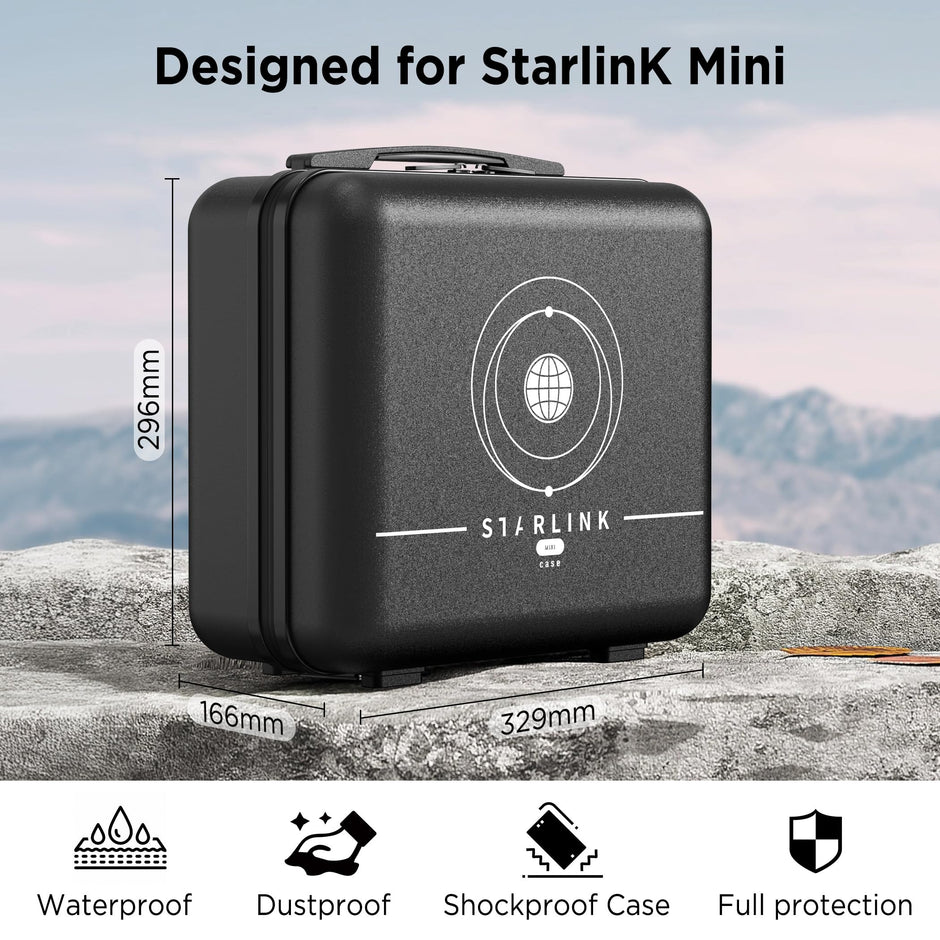 Hugener Starlink Mini Case Travel Case Portable Protective Carrying Case Organizer Bag, Easy to Carry for Outdoor Camping and RV Trips