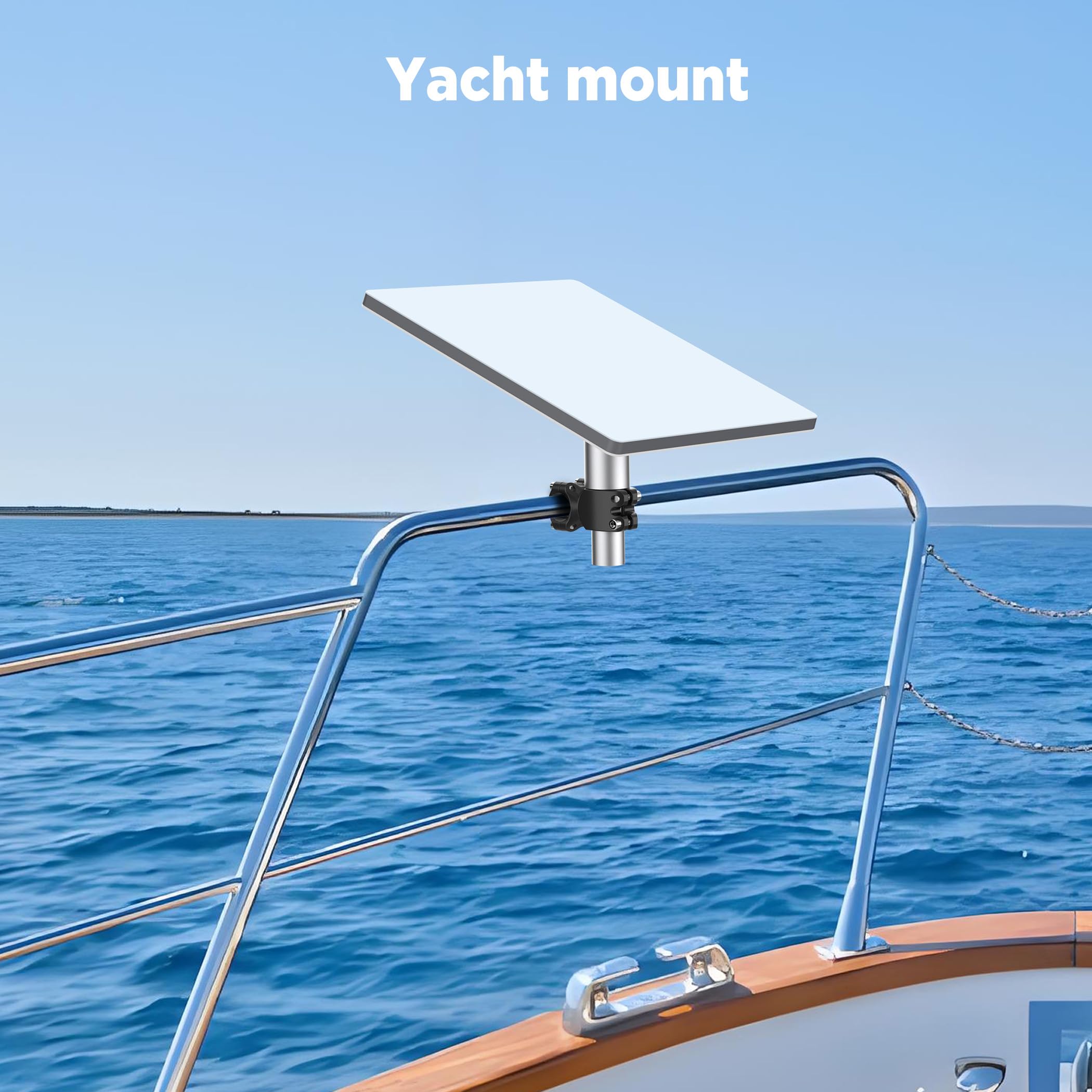 Hugener Starlink Mini Mount for RV/ Pole/ Yacht/ Camper, Starlink RV Ladder Mount Pole Range 0.8-1.18 inch , Starlink Mounting Kit