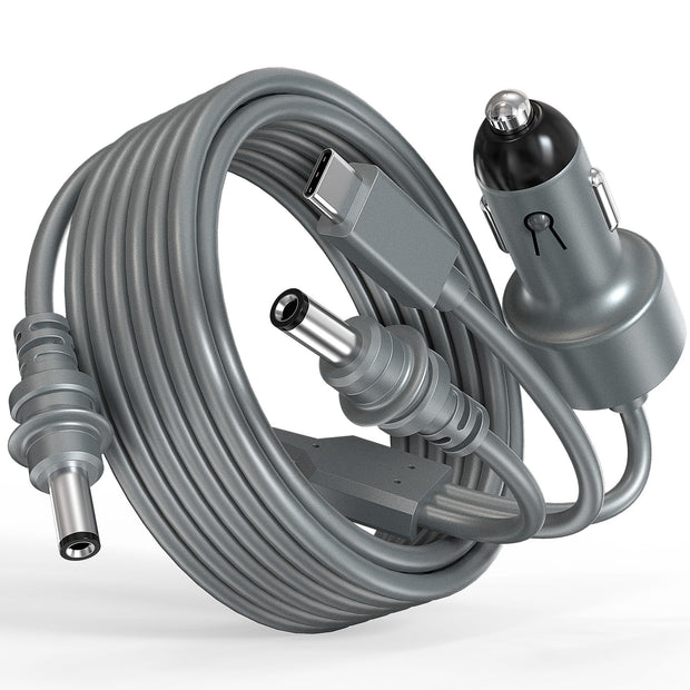 3 in 1 Starlink Mini Cable 33FT/ 10M, High-Speed USB C/Car Charger/DC to DC Replacement Cable for Starlink Mini Accessories