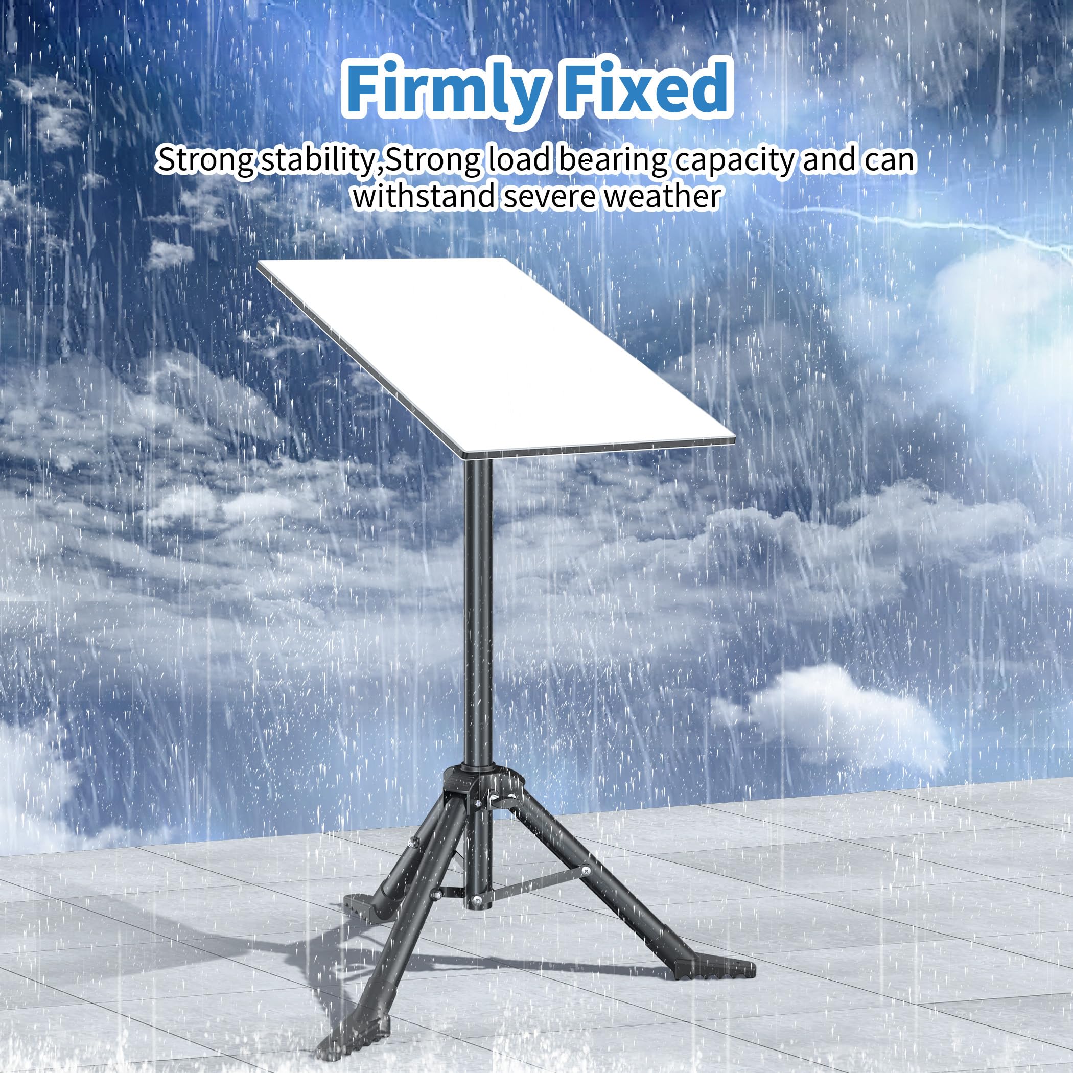 Starlink Gen 3/ Starlink Mini Tripod Stand with Pipe Adapter, Outdoor Portable Starlink Mounting Kit for Camping and RV Travel